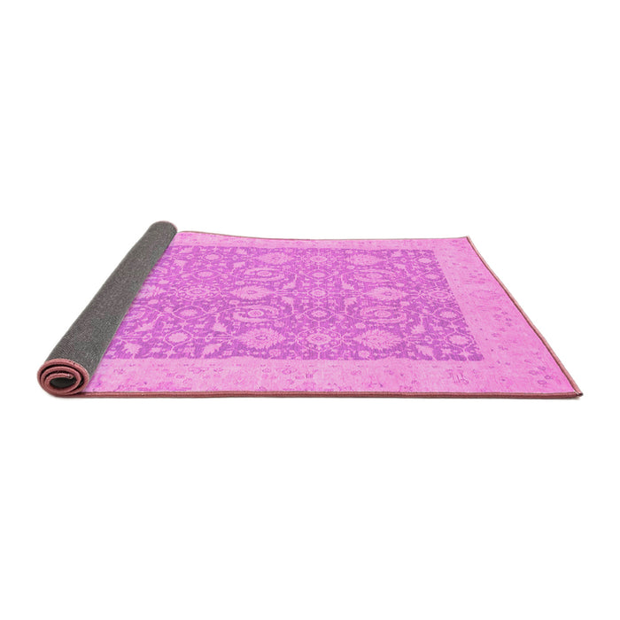 Sideview of Oriental Pink Traditional Rug, abs2780pnk