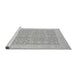 Sideview of Machine Washable Oriental Gray Traditional Rug, wshabs2780gry