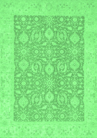 Oriental Emerald Green Traditional Rug, abs2780emgrn