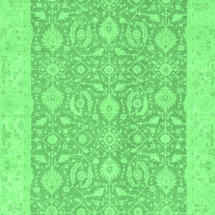 Oriental Emerald Green Traditional Rug, abs2780emgrn