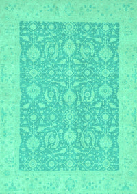 Oriental Turquoise Traditional Rug, abs2780turq