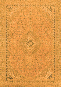 Abstract Orange Modern Rug, abs2781org