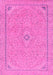 Abstract Pink Modern Rug, abs2781pnk