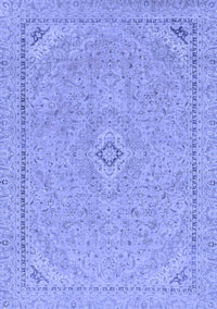 Abstract Blue Modern Rug, abs2781blu