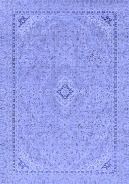 Abstract Blue Modern Rug, abs2781blu