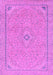 Machine Washable Abstract Purple Modern Area Rugs, wshabs2781pur