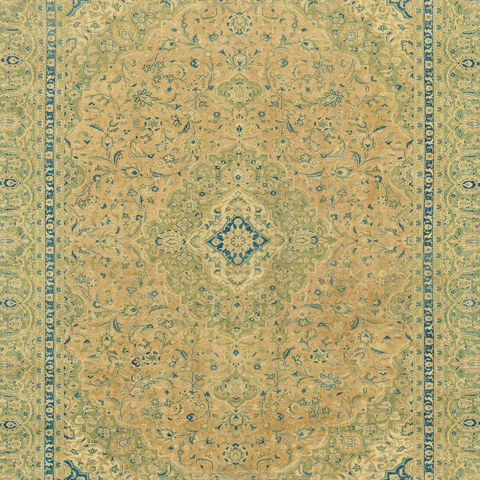 Machine Washable Abstract Metallic Gold Rug, wshabs2781