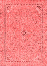 Abstract Red Modern Rug, abs2781red