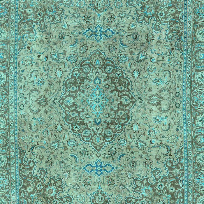 Abstract Light Blue Modern Rug, abs2782lblu