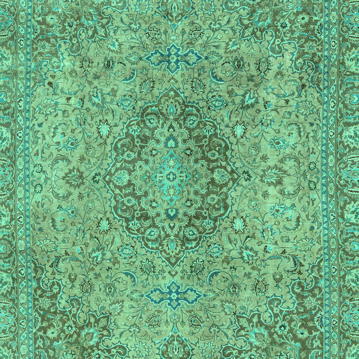 Machine Washable Abstract Turquoise Modern Area Rugs, wshabs2782turq