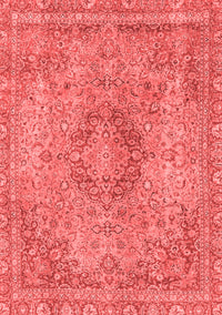 Abstract Red Modern Rug, abs2782red