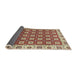 Sideview of Abstract Red Oriental Rug, abs2783