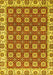 Machine Washable Oriental Yellow Traditional Rug, wshabs2783yw