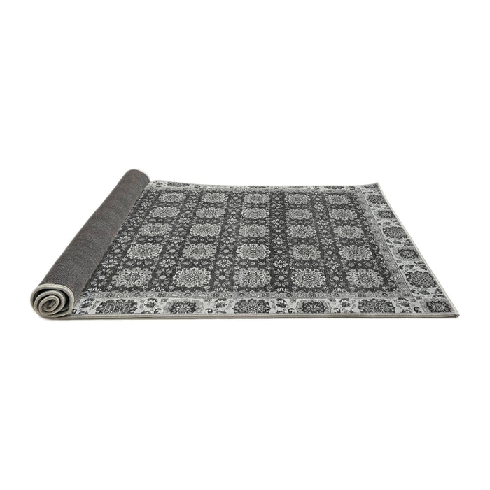 Sideview of Oriental Gray Traditional Rug, abs2783gry