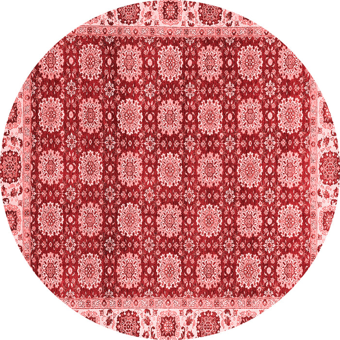 Machine Washable Oriental Red Traditional Rug, wshabs2783red