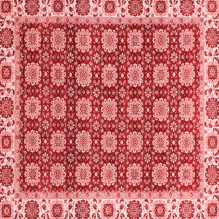 Machine Washable Oriental Red Traditional Rug, wshabs2783red