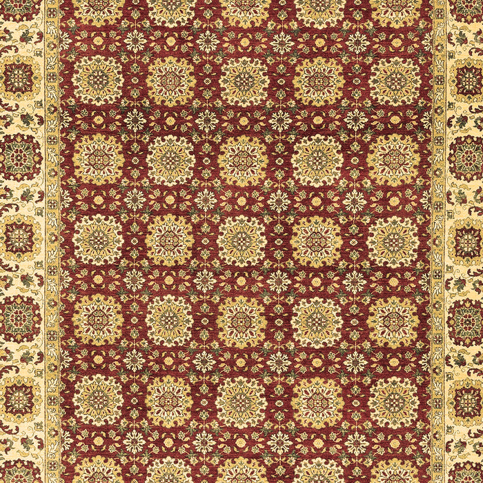 Machine Washable Oriental Brown Traditional Rug, wshabs2783brn