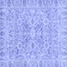 Square Oriental Blue Traditional Rug, abs2784blu