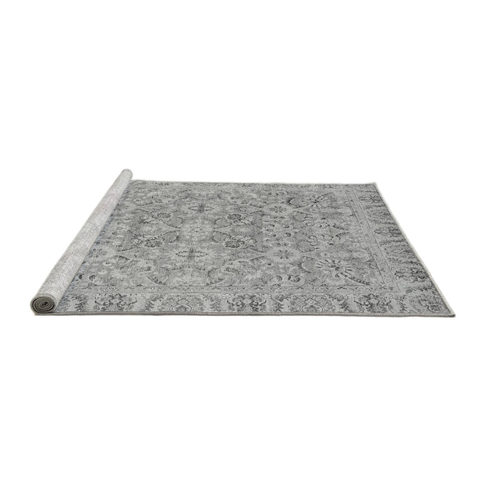 Sideview of Machine Washable Oriental Gray Traditional Rug, wshabs2784gry