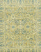 Abstract Copper Green Oriental Rug, abs2784