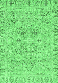 Oriental Emerald Green Traditional Rug, abs2784emgrn