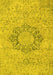 Abstract Yellow Modern Rug, abs2785yw