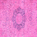 Square Abstract Pink Modern Rug, abs2785pnk