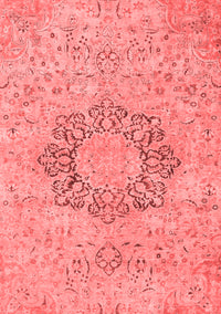 Abstract Red Modern Rug, abs2785red