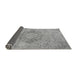 Sideview of Abstract Gray Modern Rug, abs2785gry