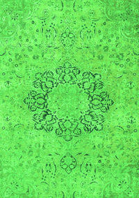 Abstract Green Modern Rug, abs2785grn