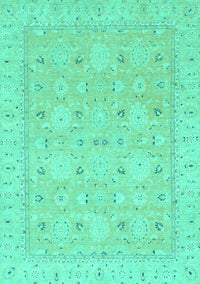 Abstract Turquoise Modern Rug, abs2786turq