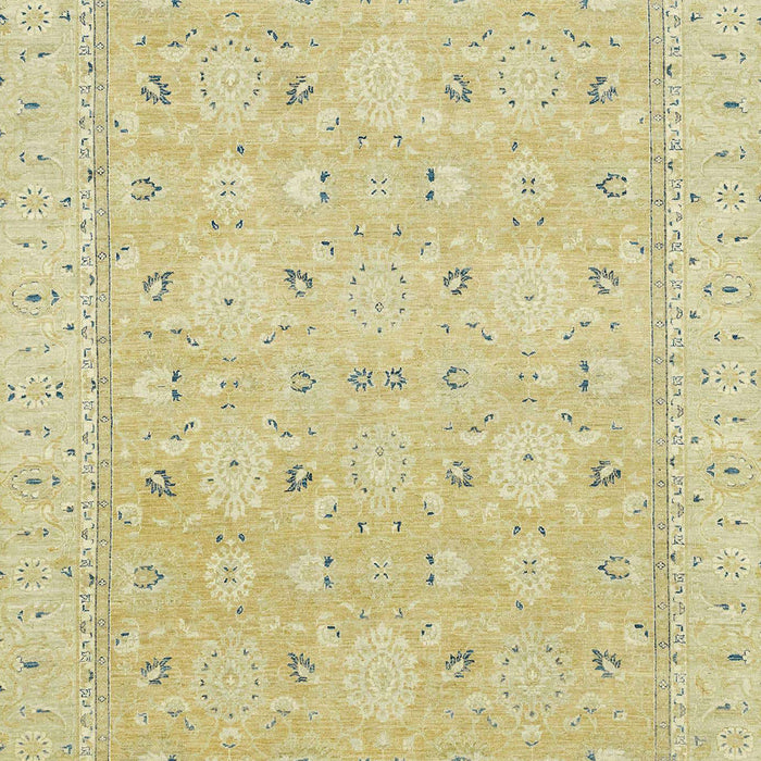 Machine Washable Abstract Brown Gold Rug, wshabs2786