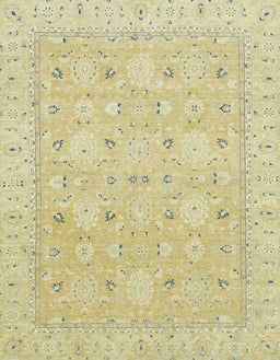 Abstract Brown Gold Modern Rug, abs2786