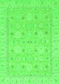 Abstract Green Modern Rug, abs2786grn