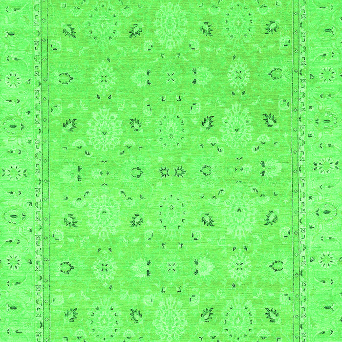 Machine Washable Abstract Green Modern Area Rugs, wshabs2786grn