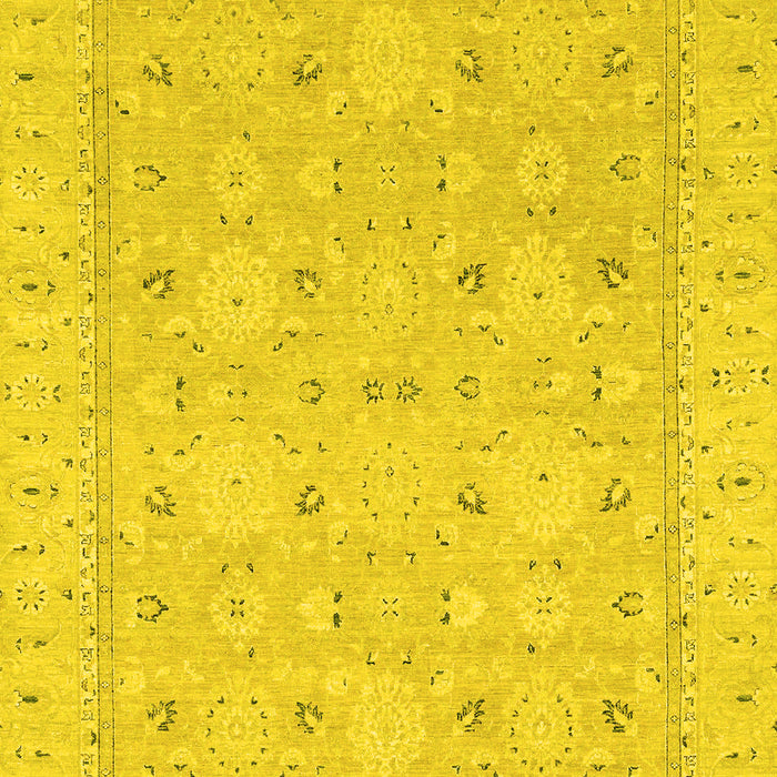 Abstract Yellow Modern Rug, abs2786yw