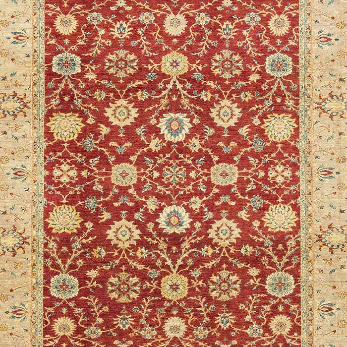 Machine Washable Abstract Red Rug, wshabs2787