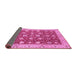 Sideview of Oriental Pink Traditional Rug, abs2787pnk