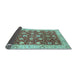 Sideview of Oriental Light Blue Traditional Rug, abs2787lblu