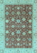 Oriental Light Blue Traditional Rug, abs2787lblu