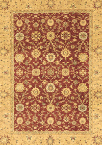 Oriental Brown Traditional Rug, abs2787brn