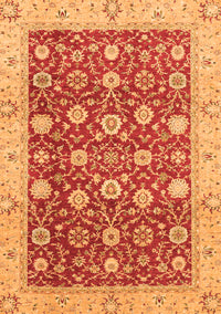 Oriental Orange Traditional Rug, abs2787org