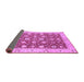 Sideview of Oriental Purple Traditional Rug, abs2787pur