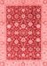 Oriental Red Traditional Area Rugs