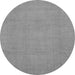 Round Abstract Gray Modern Rug, abs2788gry