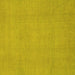 Square Machine Washable Abstract Yellow Modern Rug, wshabs2788yw