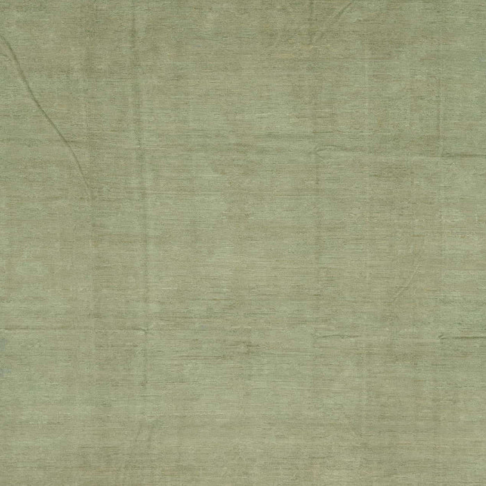 Square Machine Washable Abstract Brass Green Rug, wshabs2788