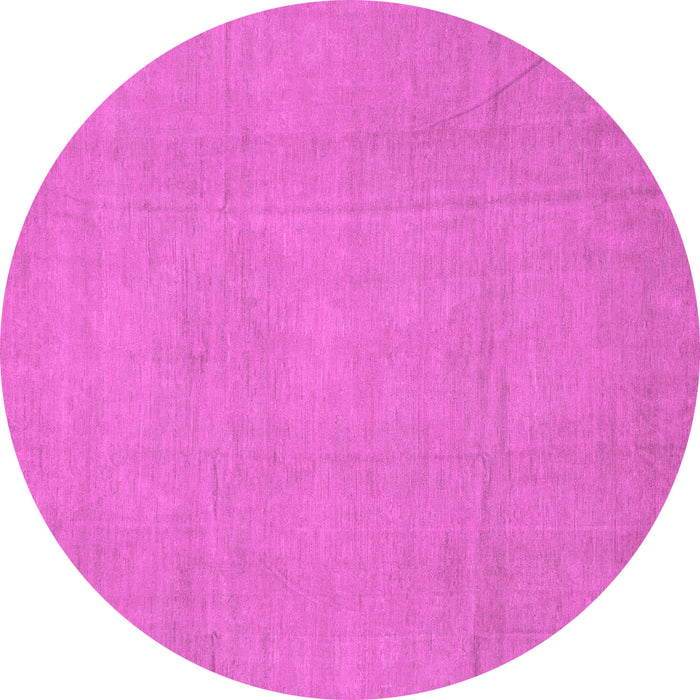 Round Abstract Pink Modern Rug, abs2788pnk
