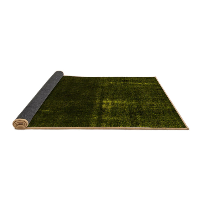 Sideview of Persian Yellow Bohemian Rug, abs2789yw