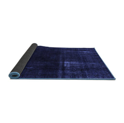 Sideview of Persian Blue Bohemian Rug, abs2789blu